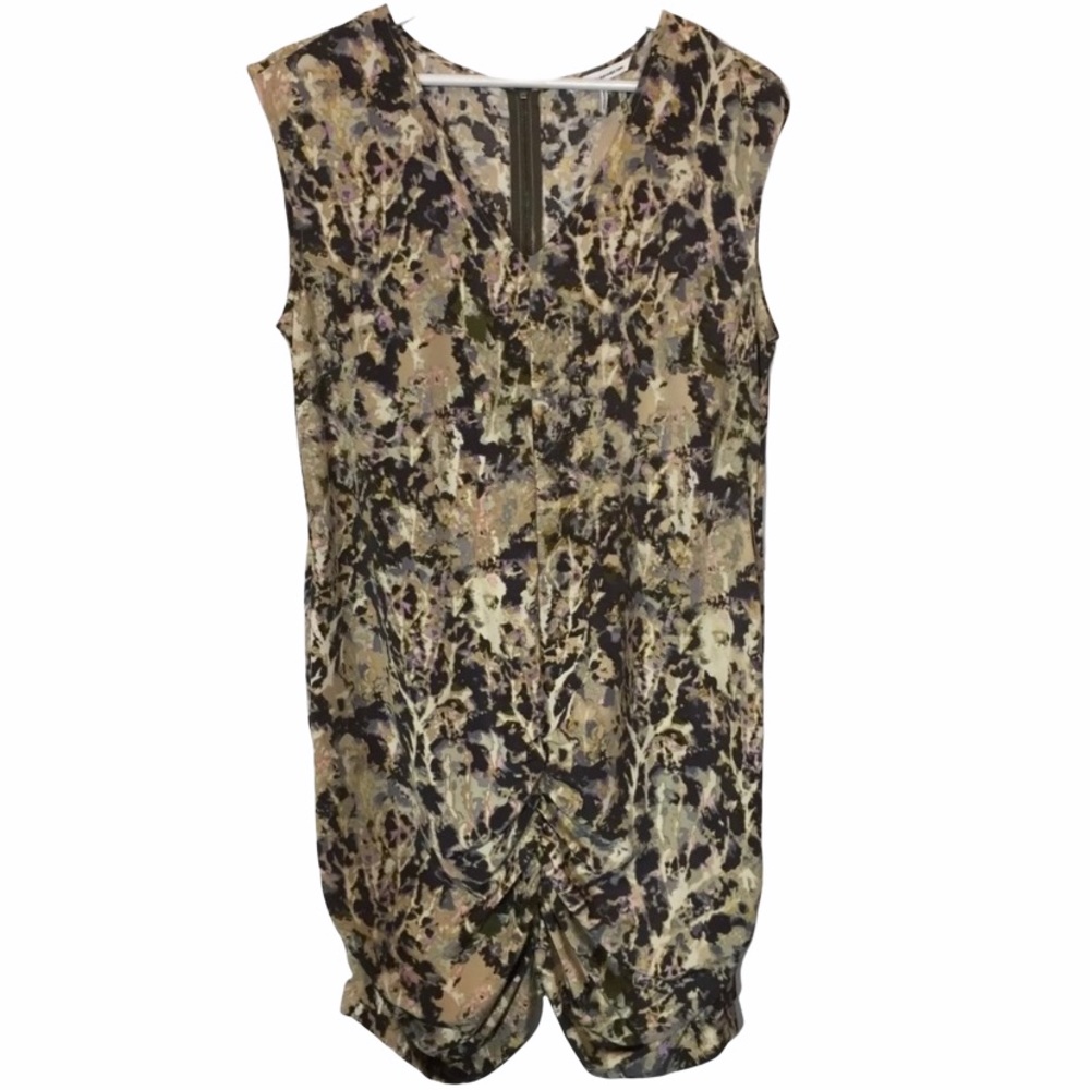 French Connection Watercolor Ruched Dress 12